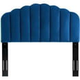 thumbnail image 6 of Modway Veronique Twin Modern Performance Velvet Headboard in Navy, 6 of 11