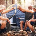 thumbnail image 2 of 1Set Iron Pot Rack Circular Bottom for Cooking Support Outdoor Camping 11.8X8.7X3.9in, 2 of 8