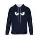thumbnail image 5 of Dolkfu Sudadera con capucha para hombre, sudadera larga y casual con capucha, camiseta holgada para hombre con cordón. XL, 5 of 5
