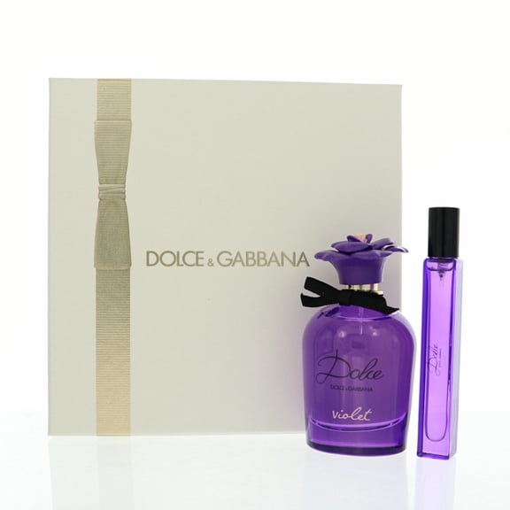 Dolce and Gabbana Dolce Violet , 2 Pc Gift Set 2.5oz EDT Spray, 0.33oz EDT Spray (Mini)