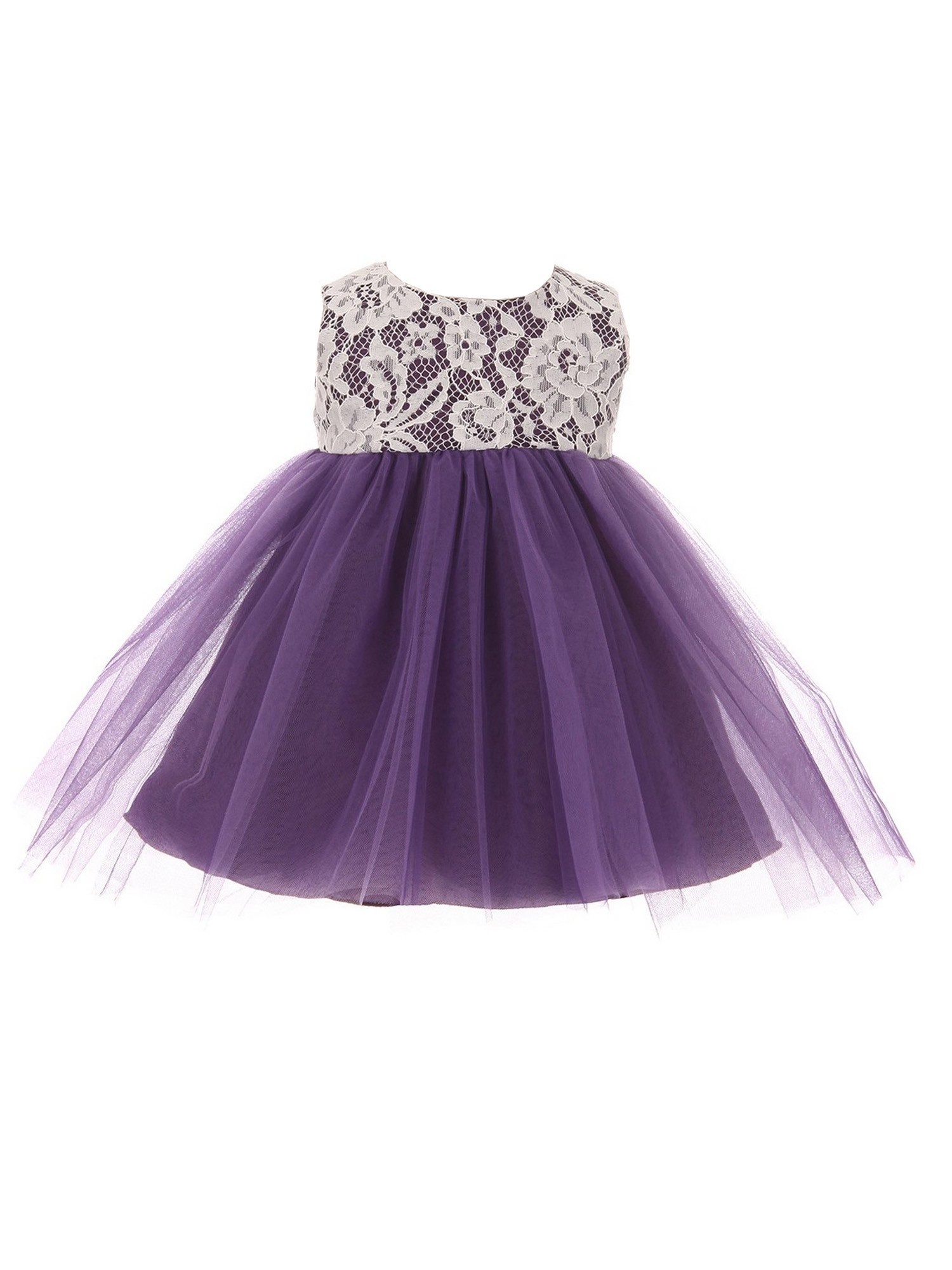 girls purple lace dress