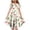 Multicolor H, variant on WRKEKC Girls Summer Dress Ruffle Sleeve Crew Neck Floral Print Tiered Dress with Pockets Casual for Girls 4-15 Years