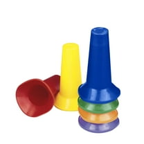 Sportime Flow Markers, 6-1/2 x 3-3/4 Inches, Assorted Colors, Set of 48