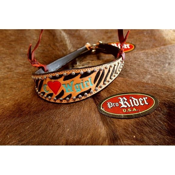 Horse Show Bridle Western Leather Barrel Racing Tack Rodeo Noseband  9929