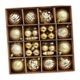 thumbnail image 2 of Adorno navideño de bola, irrompible, decoración para el hogar, accesorios para fotos, colgante navideño Oro, 2 of 9