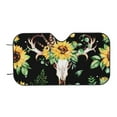 thumbnail image 7 of Balery Sunflower Skull Boho Print Car Windshield Sun Shade,Windshield Sunshade for Car Pickup Truck SUV Accessories-Small, 7 of 7