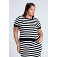 thumbnail image 2 of ELOQUII Women's Plus Size Fitted Sweater Top, 2 of 4