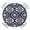 Blue Yellow, variant on Colorful Striped Round Tablecloth for 36-44 Inch Tables, Fitted Table Cover with Elastic Edge, Farmhouse Modern Stripes Art Waterproof Outdoor Table Cloth Protector for Patio Garden Dinner Picnic