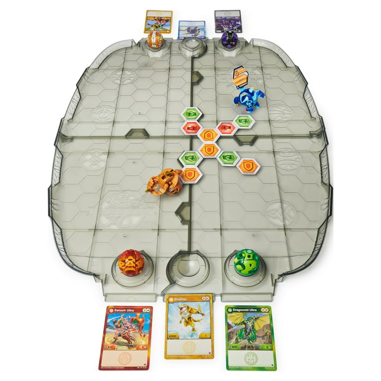 Bakugan Battle Arena, Game Board with Exclusive Gold Hydorous, for Ages 6  and Up