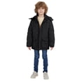 thumbnail image 2 of WenVen Boy's Puffer Jacket Thicken Winter Coat Windproof Winter Jacket Black 10/12, 2 of 11