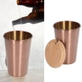 thumbnail image 3 of Chope à Bière en Acier Inoxydable 500ML Tasse à Eau Monocouche pour Fête à Domicile, 3 of 7