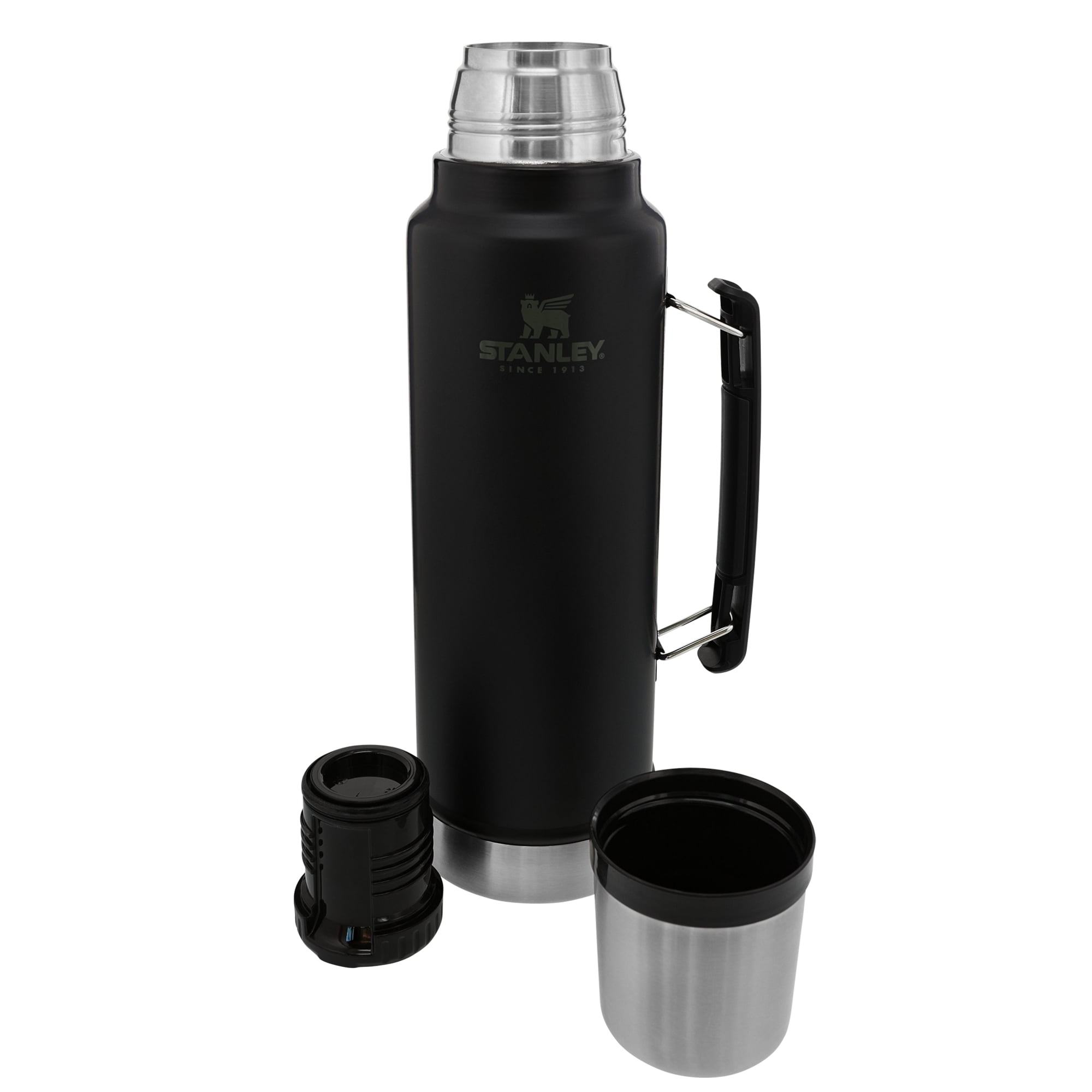 Stanley Classic Thermos Leak Proof Vacuum Insulated Bottle 1 5 Qt Matte Black Walmart Com Walmart Com Stanley Classic Thermos Leak Proof Vacuum Insulated Bottle 1 5 Qt Matte Black Walmart Com Walmart Com