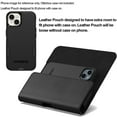 thumbnail image 4 of CoverON Holster for Samsung Galaxy A56 A37 A36 A26 A35 A25 A15 A55 A54 A53 A52 A51 A50 A71 A24 A22 A20 5G Cell Phone Case Belt Clip ID Card Carrying Leather Pouch (Fits Otterbox/Any Case), 4 of 7