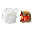 thumbnail image 3 of Christmas House Mold,Christmas Village House Silicone Mold,Christmas Village House Silicone Molds,Plaster Epoxy Diy Craft Making Mold,Candle Molds Cake Silicone Mould,Diy 3d Mousse Cake Mould, 3 of 9