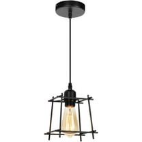 Oumilen Farmhouse 1 Light Ceiling Pendant Lights Black