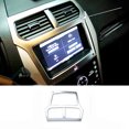 thumbnail image 1 of Pour Ford Explorer 2011-15 Console Centrale ABS Panneau de Navigation Argenté, 1 of 3