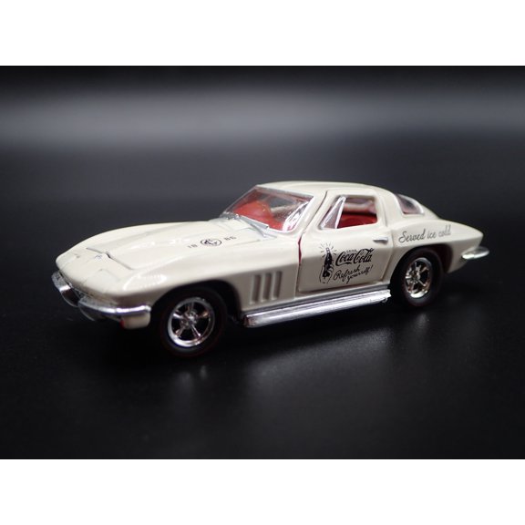 Open Box 1966 66 CHEVY CHEVROLET CORVETTE 427 COKE COCA COLA 1:64 SCALE DIECAST MODEL CAR
