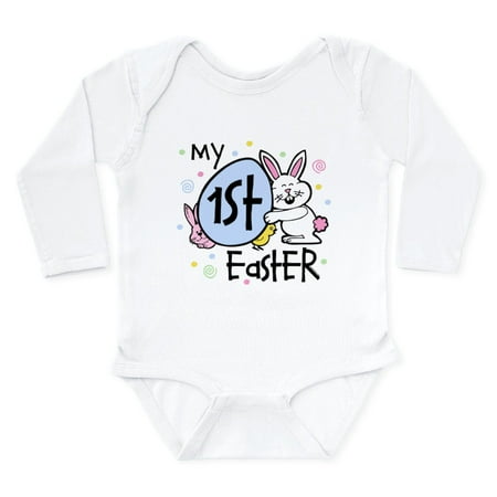 

CafePress - Bunny Chickie 1St Long Sleeve Infant Bodysuit - Long Sleeve Cotton Baby Bodysuit