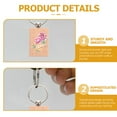 thumbnail image 2 of 12pcs Unfinished Key Tags Wooden Keychain Blanks DIY Gift Crafting Supplies, 2 of 9