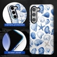 thumbnail image 6 of FKBRCL4U Compatible with Samsung Galaxy S23 FE Case Blue Ocean Seashell Star Beach Summer Pattern for Girl Full Body Design Soft Silicone Drop Shock Scratch Protection, 6 of 7