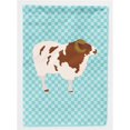 thumbnail image 1 of Carolines Treasures BB8149GF Jacob Sheep Blue Check Garden Flag, 1 of 3