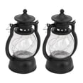 thumbnail image 4 of 2Set Retro Camping Lights Lantern Black Plastic Decorative Lamp for Home Decoration, 4 of 8