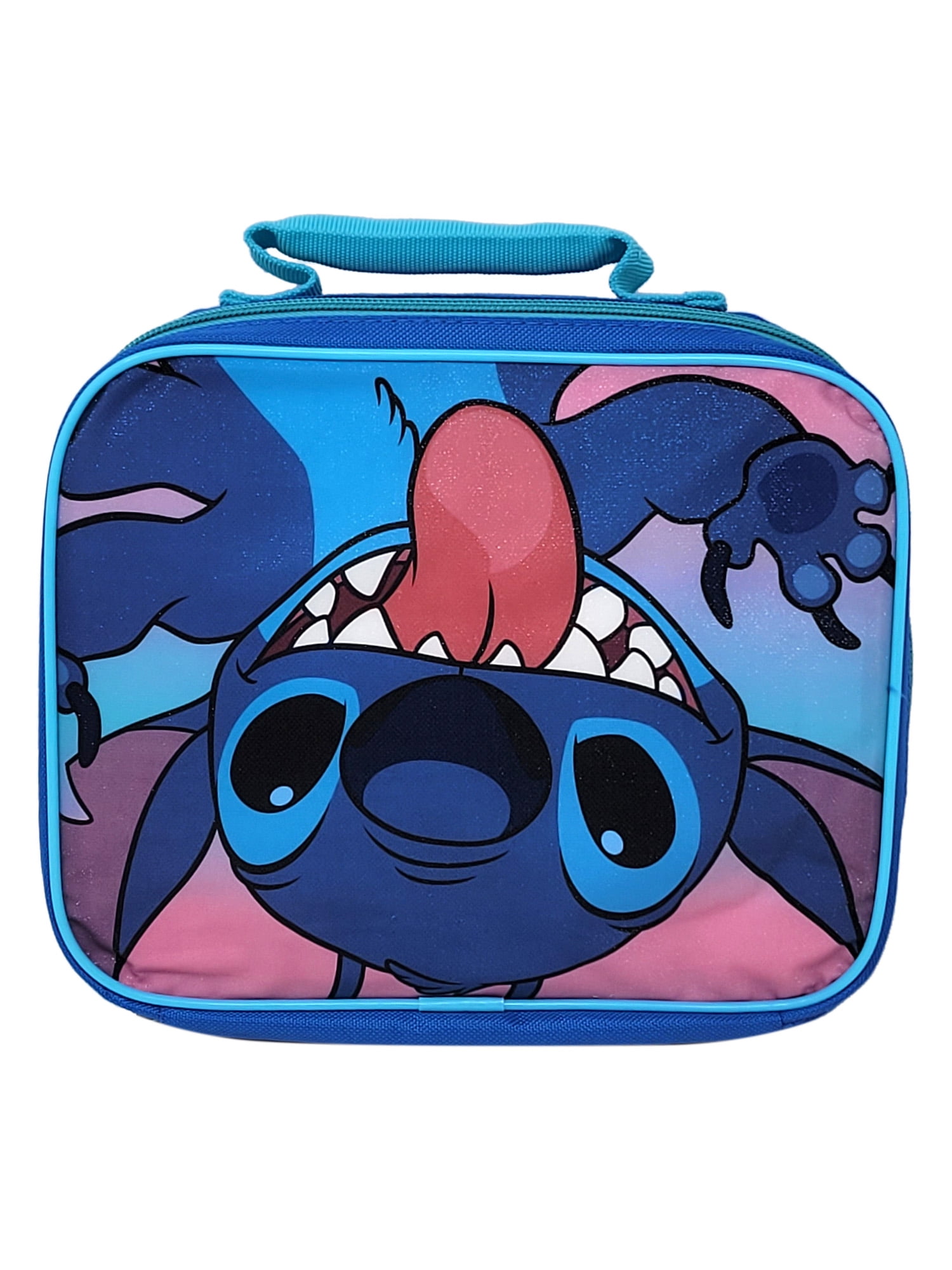 Disney Stitch and Scrump Bento Lunch Box 2 Layers w/ Tableware Blue  Inspired by You.