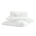 thumbnail image 3 of Noble Linens 4 Piece 300TC Cotton Printed Sheets, Wild Garden White, Full, 3 of 10