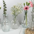 thumbnail image 6 of Set of 10 Glass Bud Vases,Small Vases for Flowers,Clear Single Bud Vases in Bulk,Mini Decor Rustic Vases for Centerpieces,Vintage Glass Bottles for Wedding, Home,Table Decoration., 6 of 7