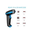 thumbnail image 6 of 2D Wireless Barcode Scanner 2-in-1 433Mhz wireless & USB 2.0 Wired 1D QR PDF417 Data Matrix Bar Code Scanner Cordless CMOS Image Barcode Reader for Mobile Payment Computer Screen, 6 of 6