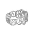 thumbnail image 4 of 0.55Cttw Prong Set Round Cut Diamond Ladies Band Ring 14K White Gold Size 7.5, 4 of 6