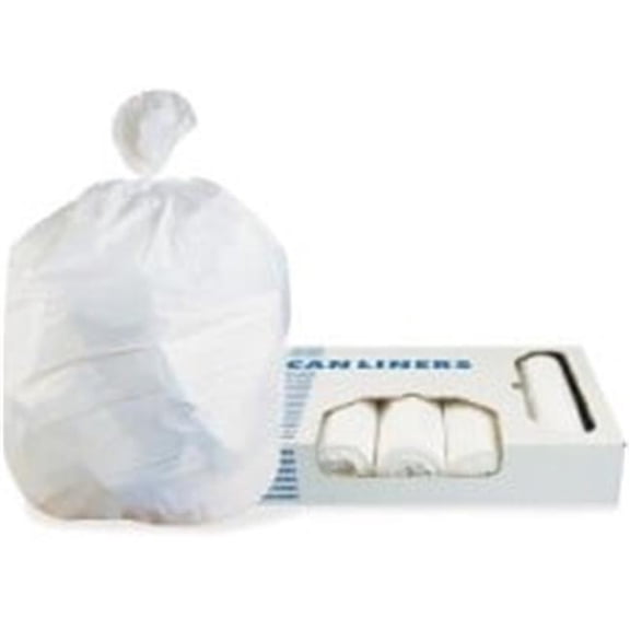 33 in. x 39 in. 0.65 mil. 33-Gallon Roll Linear Low-Density Can Liners - Clear (250/Carton)