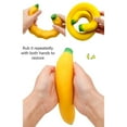 thumbnail image 2 of Juguetes elásticos para aliviar el estrés de plátano y zanahoria Caucho elástico relleno de arena y pegamento, 2 of 7