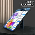thumbnail image 5 of ShieldFlex for iPad Pro 13 Inch Case M4 (2024) with Pencil Holder, Heavy Duty Shockproof Rugged Stand Cover,Navy Blue, 5 of 9