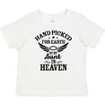 thumbnail image 3 of Inktastic Handpicked for Earth by My Aunt in Heaven with Angel Wings Boys or Girls Baby T-Shirt, 3 of 5
