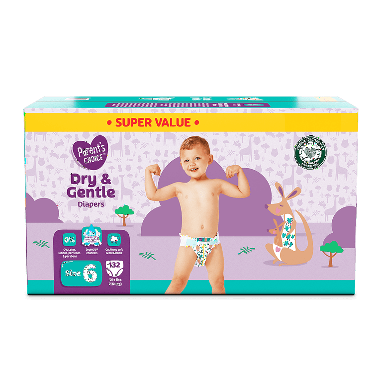 Parents choice premium hotsell diapers size 6