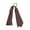 Brown, variant on Motique Accessories Long Tail Ponytail Holders - Hair Tie with Brown Striped Cotton Tails