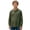 Army Green, variant on Tshirts for Kids Boys Kids Unisex Long Sleeve Button Up Cotton Linen Shirt Pocket Girls Tops Army Green 5-6 Years