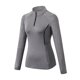 thumbnail image 4 of Mujeres Sporstwear Yoga Sudadera Cuello alto Mangas largas Cremallera Secado rápido Jogging Gym Work Abanopi Sudadera de yoga para mujer, 4 of 7