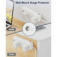 thumbnail image 4 of Appliance Extension Cord with Individual Switches on Off - 5 FT, 1875W Heavy Duty Extension Cord with USB Ports, 8 outlets, Circuit Breaker for Microwave, Aquarium, Kitchen, Garage, ETL Listed, 4 of 7