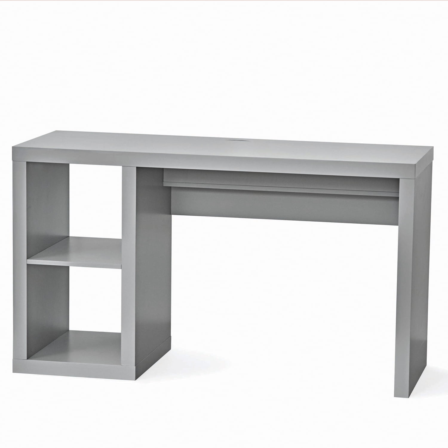 grey storage desk