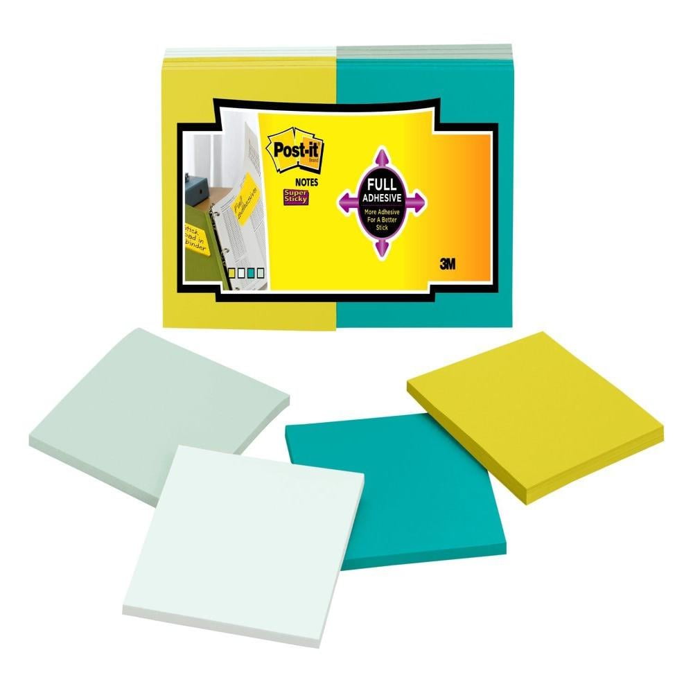 This is a picture of Slobbery Post It Full Adhesive Label Pads It is an image of Slobbery Post It Full Adhesive Label Pads