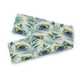 thumbnail image 7 of Yayeee Table Runner 70 inches Long Home Kitchen Dinning Party Decoration, Peacock Feather, 7 of 7