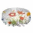 thumbnail image 2 of Herb Plant Flower Round Tablecloth Wedding Hotel Table Cover Holiday Dining Table Waterproof Tablecloth, 2 of 5