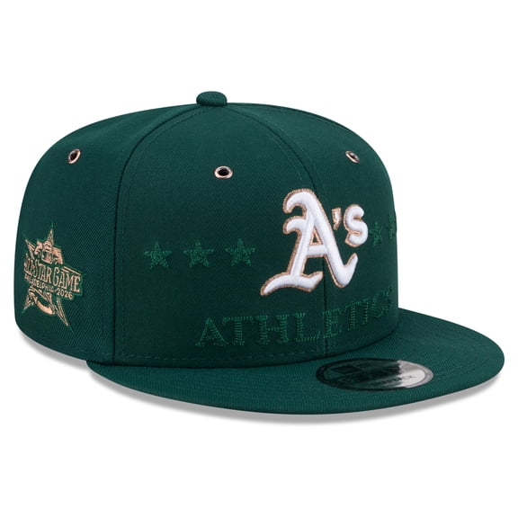 Men's New Era Green Athletics 2026 MLB All-Star Game 9FIFTY Snapback Hat