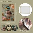 thumbnail image 3 of Hieng William Morris Wall Hieng Forest Animal Canvas Prints Wall Hieng Sets Farmhouse Living Room Decor Fox Rabbit Eagle Gothic Vintage Botanical Floral Oil Painting Pictures, 3 of 6