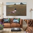 thumbnail image 3 of Andrew Wyeth Christina's World Wall Art Prints Framed Paintings Picture Print Wall Art Poster Painting Canvas Posters Artworks Gift Room Aesthetic 16x24inch(40x60cm), 3 of 6