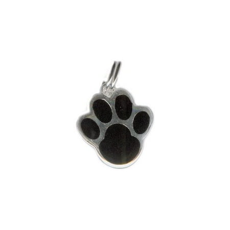 Sterling Silver Dog Paw Print Charm