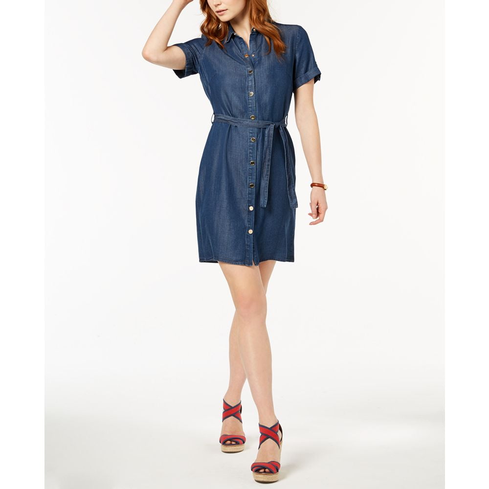 Tommy Hilfiger Womens Short-Sleeve 