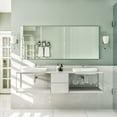 thumbnail image 2 of Eviva Sleek 60" Frameless Bathroom Mirror, 2 of 7